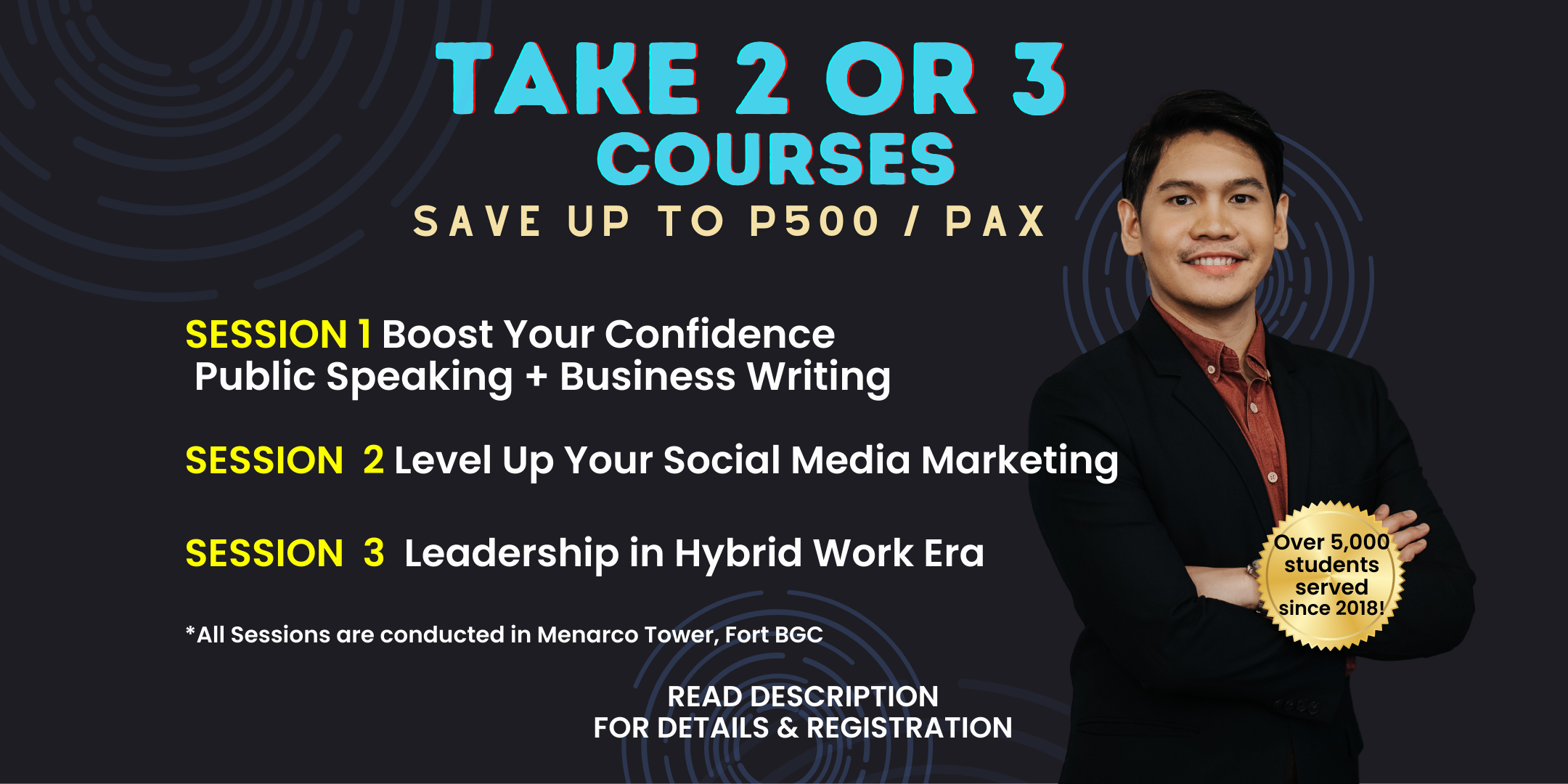 Jonathan Yabut Motivational Speaker Asia Philippines Take 2 or 3 Career (1)